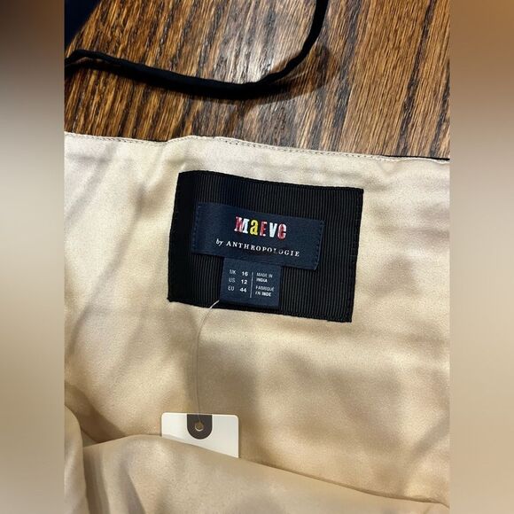 Maeve 12 by Anthropologie Square-Neck Sleeveless Slim Midi Dress - Picture 6 of 9